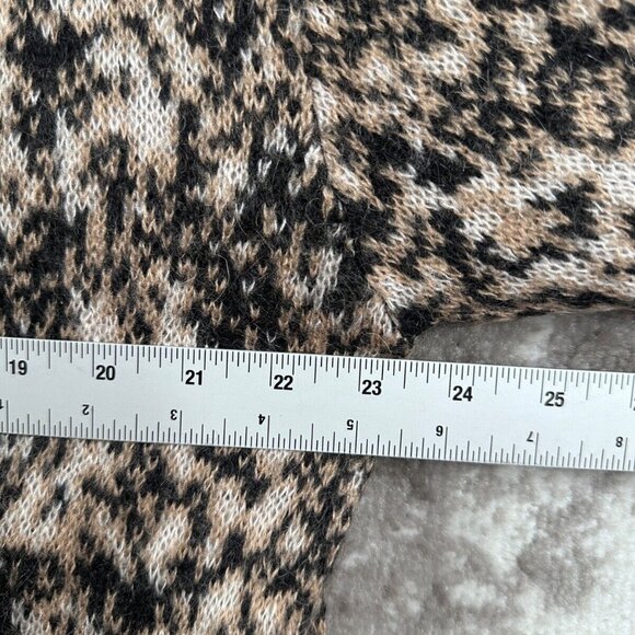 The Kooples Cardigan 2 / US Medium Womens Brown Mohair Button Front Knit - Picture 3 of 8